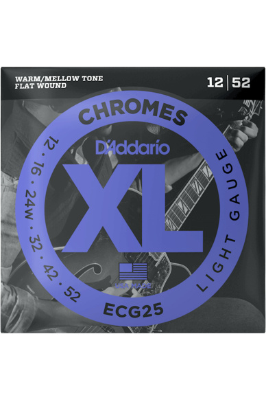 D'Addario ECG25 Chromes 12-52 Light Set