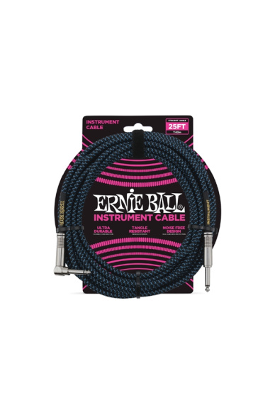 Ernie Ball 6060 Braided Blue Jack cable 7,62m
