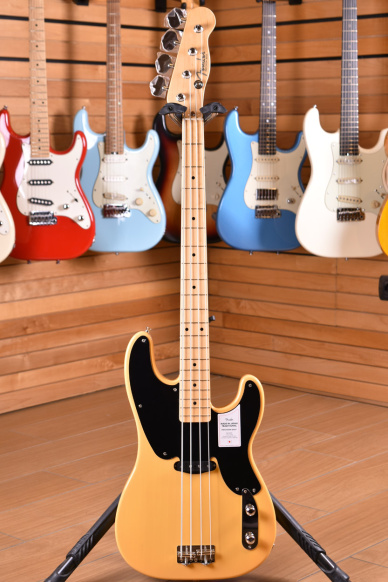 Fender Made In Japan Traditional Original '50s Precision Bass Maple Neck Butterscotch Blonde