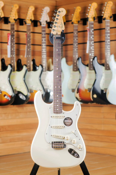 Fender American Standard Stratocaster Rosewood Neck Olympic White 2012