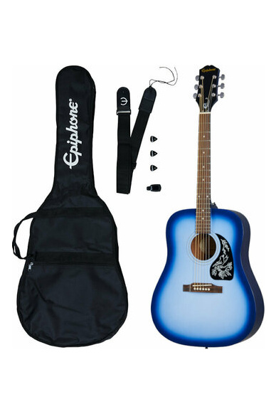 Epiphone Starling Acoustic Guitar Starter Pack Starlight Blue