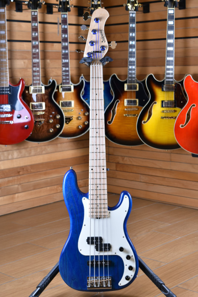 Sadowsky MetroLine PJ Bass Hybrid 21 Fret Vintage Maple Neck Ocean Blue Satin