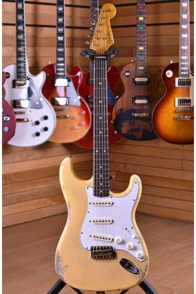 Fender Custom Shop Stratocaster '60 Heavy Relic Rosewood Fingerboard Nocaster Blonde