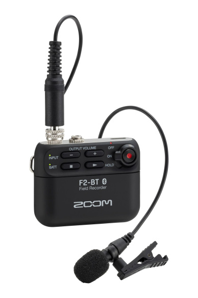 Zoom F2-BT Field Recorder Bluetooth + Microfono Lavalier