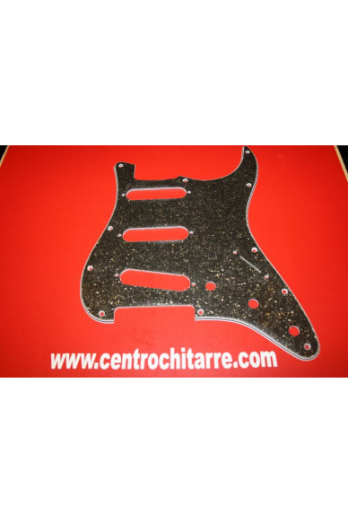 Fender Pickguard Aged Black Sparkle per Stratocaster