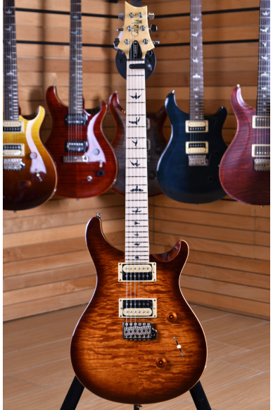 PRS Paul Reed Smith SE Custom 24 Quilted Limited Edition Vintage Maple Neck Tobacco Sunburst