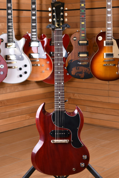 Gibson Custom 1963 SG Junior Reissue Lightning Bar VOS Cherry Red ( S.N. 201783 )