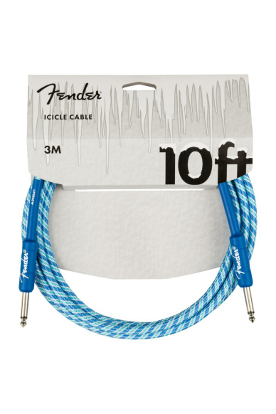 Fender Icicle Holiday Cable Blue Instrument Cable 3m