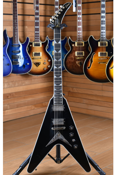 Gibson Dave Mustaine Flying V Custom Shop Limited Edition VOS Nickel Hardware Ebony ( S.N. DMV 43 )