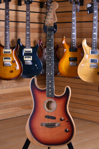 Fender American Acoustasonic Stratocaster 3 Tone Sunburst