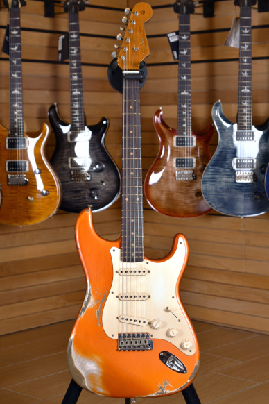 Fender Custom Shop Stratocaster Heavy Relic '59 NAMM 2017 Limited Edition Aged Tangerine Orange