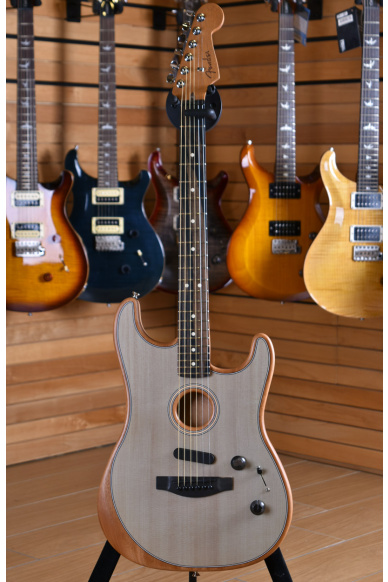 Fender American Acoustasonic Stratocaster Transparent Sonic Blue