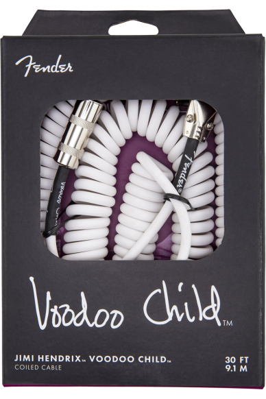 Fender Jimi Hendrix Voodoo Child Cable White 9.1m
