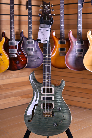PRS Paul Reed Smith Special 22 Semi-Hollow Limited Edition Pattern Thin GEN III Tremolo 85/15 Trampas Green