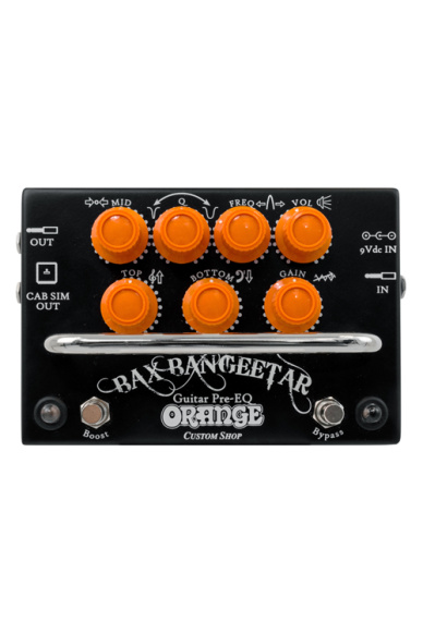 Orange Bax Bangeetar Black Guitar Pre-EQ Pedal