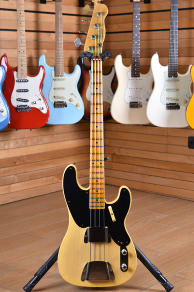Fender Custom Shop Limited Edition '51 Precision Bass Relic Maple Neck Aged Nocaster Blonde