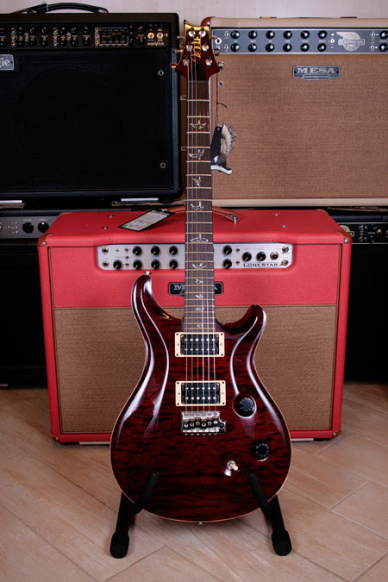 PRS Paul Reed Smith Custom 24 Standard Neck Switch 3 Posizioni + Push Pull Black Cherry Quilted