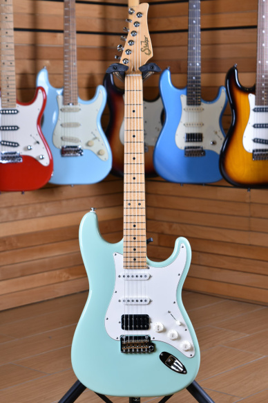 Suhr Classic S Surf Green HSS Maple Fingerboard