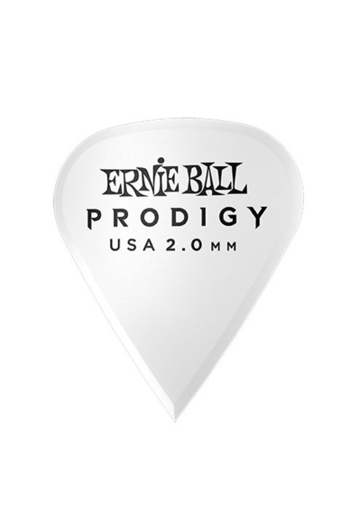Ernie Ball P09341 Plettri Prodigy Sharp White 2,0mm ( 6 Picks )