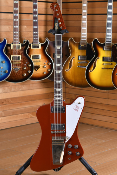 Gibson Custom Murphy Lab 1963 Firebird V With Maestro Vibrola Ultra Light Aged Ember red