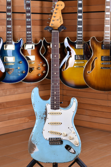 Fender Custom Shop Stratocaster '60 Masterbuilt Jason Smith Heavy Relic Dafne Blue