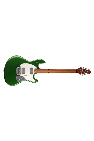 StingRay Guitar HH Trem Charging Green Tatiera Acero
