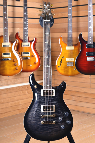 PRS Paul Reed Smith McCarty 594 Wood Library WL1017_CB Pattern Vintage Charcoal Burst Quilted Maple -10 Top (2018)