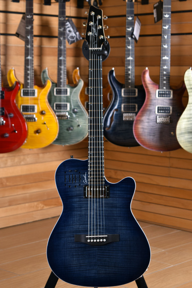 Godin A6 Ultra Denim Blue Flame Limited