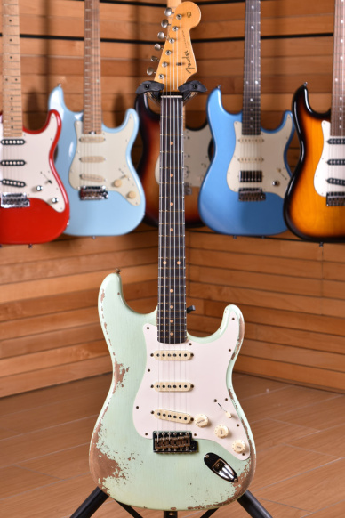Fender Custom Shop Stratocaster '59 Heavy Relic Rosewood Fingerboard Faded/Aged Surf Green