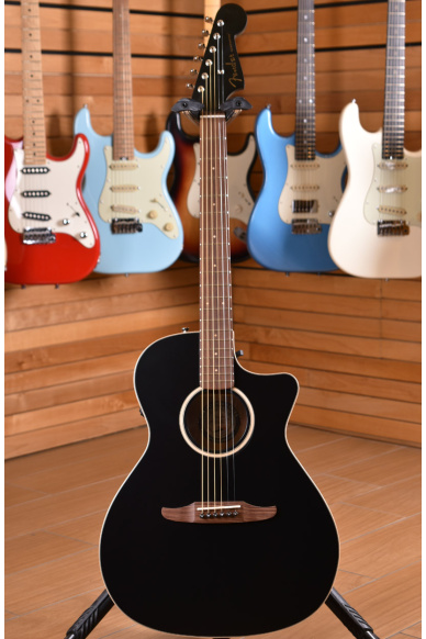 Fender Newporter Special Acoustic Pau Ferro Fingerboard Matte Black