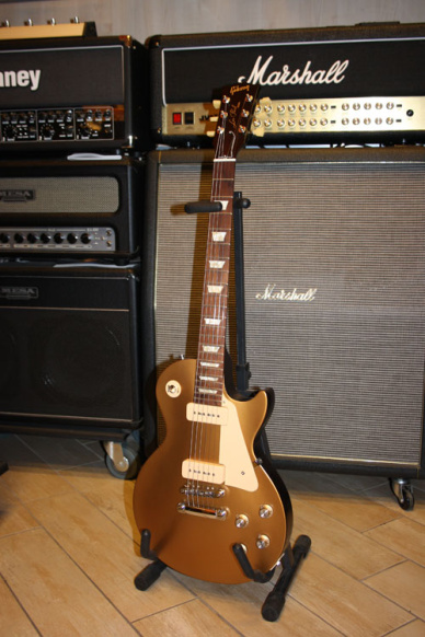 Gibson Les Paul Studio '60 Tribute Satin Gold Top Dark Back