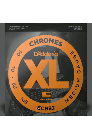 D'Addario ECB82 Chromes 50-105 Medium Long Scale Bass Strings