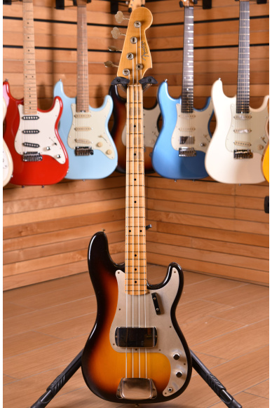 Fender Custom Shop '59 Precision Bass Journeyman Relic Maple Neck Chocolate 3 Tone Sunburst