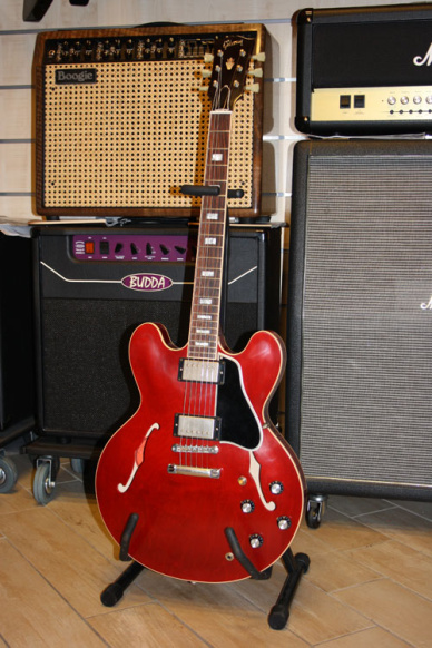 Gibson Custom ES-335 V.O.S. HB046M Block Antique Faded Cherry