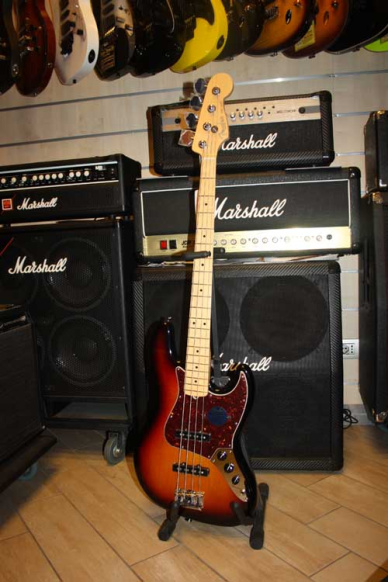 Fender American Standard Jazz Bass Maple Neck 3 Color Sunburst 2008