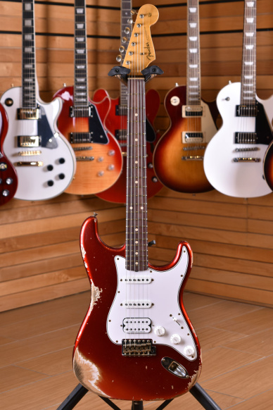 Fender Custom Shop Stratocaster '60 HSS Heavy Relic Rosewood Fingerboard Candy Apple Red