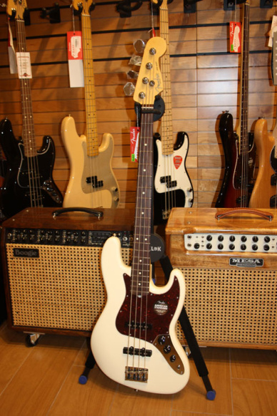 Fender American Standard Jazz Bass Rosewood Olympic White 2014