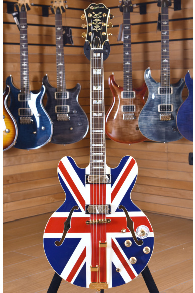 Epiphone Limited Edition Union Jack Sheraton Outfit with Gibson Mini-Humbucker