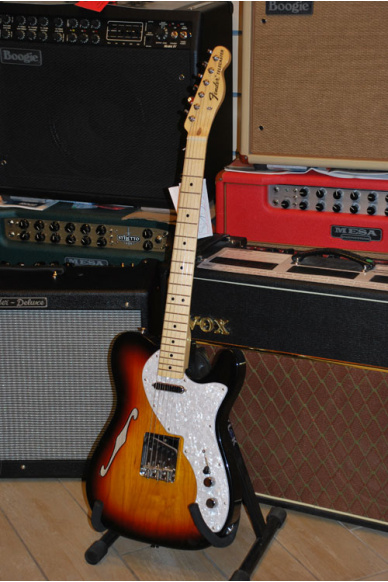 Fender Mexico Classic Series Thinline '69 3 Color Sunburst