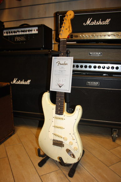 Fender Custom Shop Stratocaster '61 Relic Aged White Masterbuilt Jason Smith