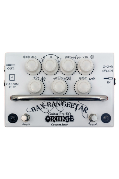 Orange Bax Bangeetar White Guitar Pre-EQ Pedal