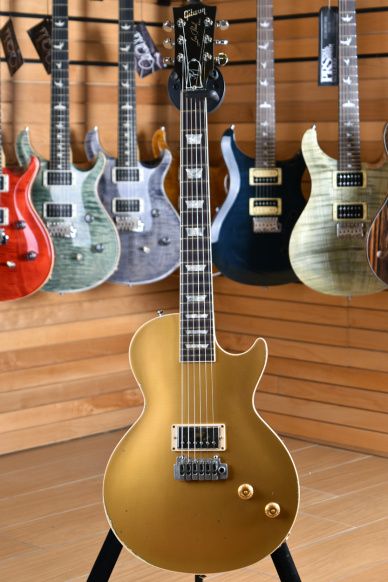 Gibson Custom Joe Perry "Goldrush" Les Paul Axcess Aged Antique Gold
