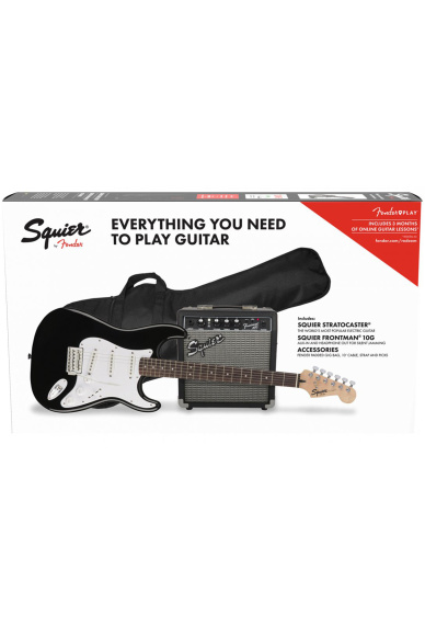 Squier (by Fender) Stratocaster Pack 10G Black