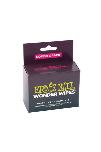 Ernie Ball 4279 Wonder Wipes Combo (6 Pack)