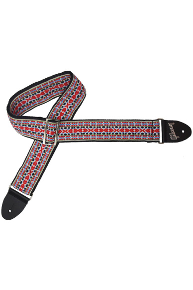 Gibson ' The Retro ' Guitar Strap Red