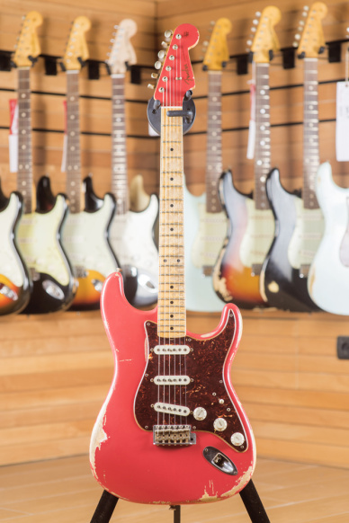 Fender Custom Shop Stratocaster '57 Heavy Relic Fiesta Red Paletta in Tinta