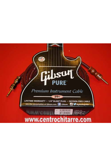 Gibson Premium Cable 25ft Purple