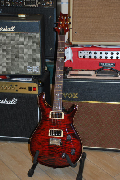 PRS Paul Reed Smith Custom 22 Wide Thin Rotary 5 Posizioni Fire Red Burst