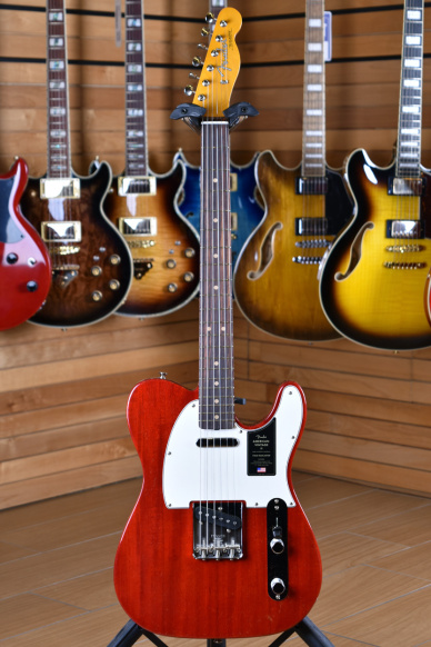 Fender American Vintage II Telecaster 1963 Rosewood Fingerboard Crimson Red Transparent