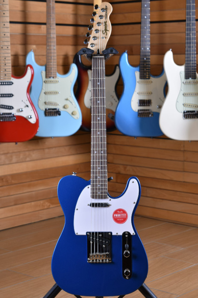Squier (by Fender) Affinity Series Telecaster Laurel Fingerboard White Pickguard Lake Placid Blue